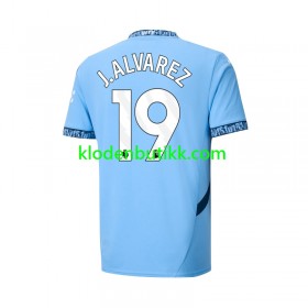 Manchester City Julian Alvarez 19 Hjemme Fotballdrakt 2024/25 Kortermet